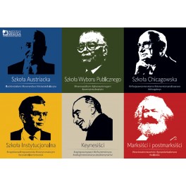 Plakat prezentujący szkoły ekonomiczne